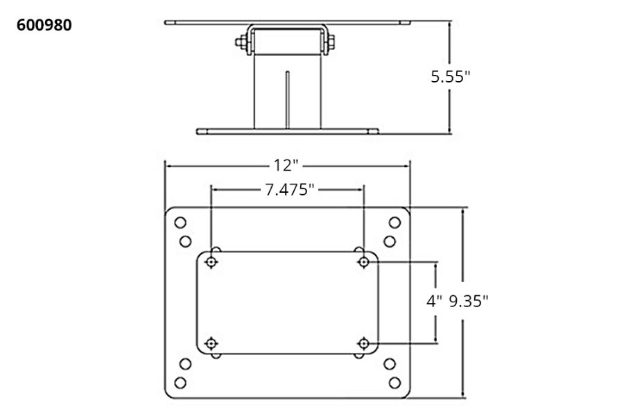 Picture of Reelcraft Wall Mounted Universal Swing Bracket