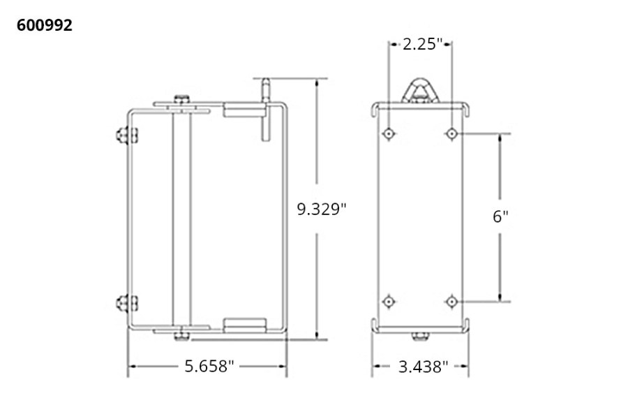 Picture of Reelcraft Wall Mounted Universal Swing Bracket