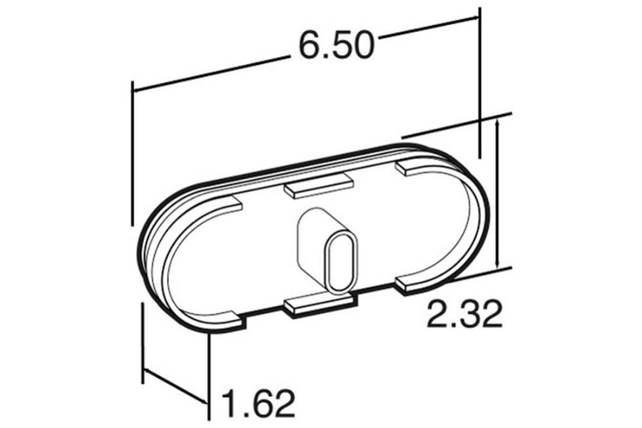Picture of Truck-Lite Oval Auxiliary 26 Diode Turn Signal Light w/ Mounting Option