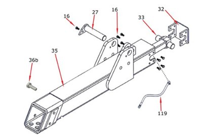 Picture of Zacklift Z18 Horizontal End Plate
