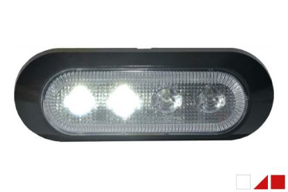 Picture of MAXXIMA 4-LED Warning Light, Red/White