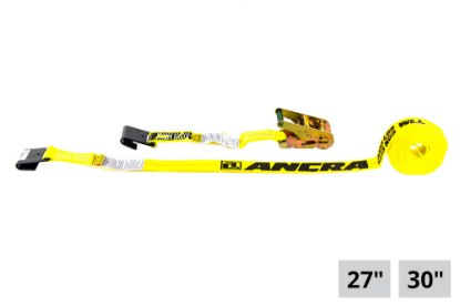 Picture of Ancra 2" Ratchet Strap w/ Flat Hooks and Standard Handle Ratchet