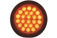 Picture of Maxxima Warning Light 4" Round Ultra Thin 24 LEDs