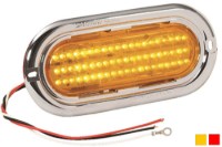 Picture of MAXXIMA Oval LED Body Light with Chrome Flange and Short Wire
