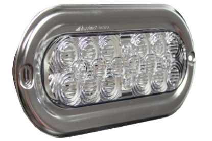 Picture of MAXXIMA Oval LED Back-Up Light with Flange and Pigtail