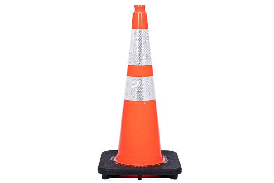 Picture of JBC Revolution Series Orange Slim Body Reflective Recessed Traffic Cone