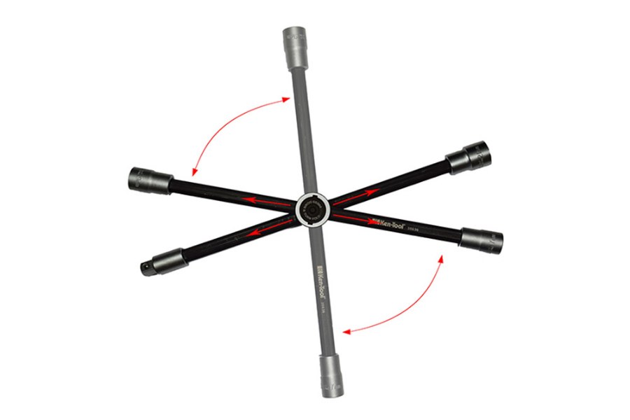 Picture of Ken-Tool Stow and Go 4-Way HD Lug Wrench