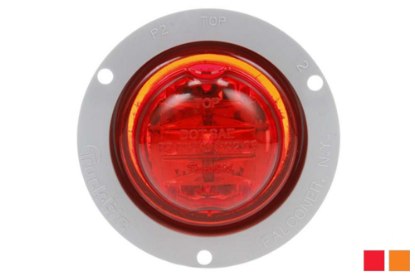 Picture of Truck-Lite Round High Profile PL-10 8 Diode Clearance Marker Light w/ Flange
Mount