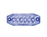 Picture of Maxxima Ultra Thin Class 2 Warning Lights 6 LED Clear Lenses