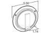 Picture of Truck-Lite Round Stop/Tail/Turn LED Light w/ Mounting Option