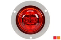 Picture of Truck-Lite Round High Profile 8 Diode Clearance Marker Fit N' Forget Light w/
Flange Mount