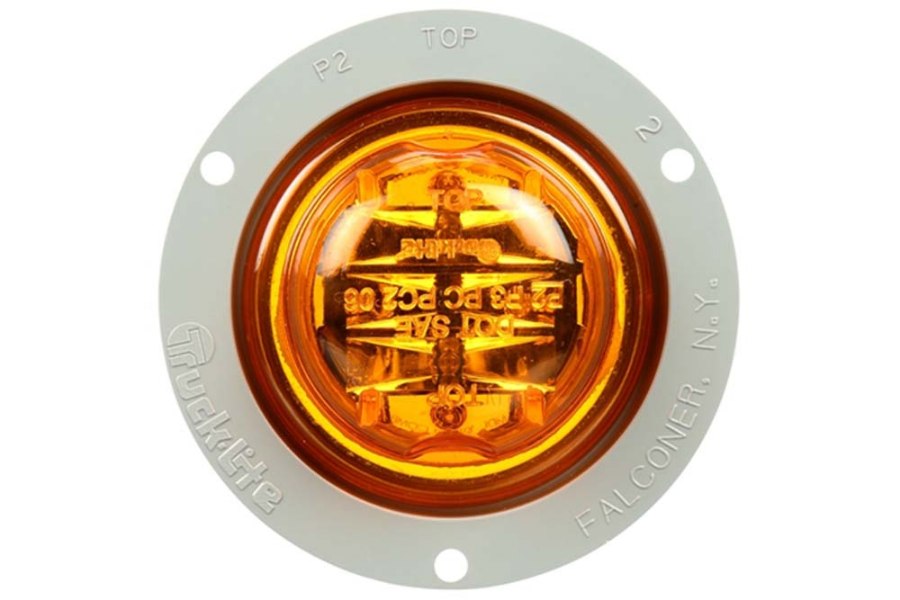 Picture of Truck-Lite Round High Profile 8 Diode Clearance Marker Fit N' Forget Light w/
Flange Mount