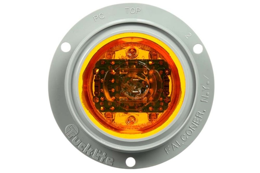 Picture of Truck-Lite Round High Profile 8 Diode Clearance Marker Fit N' Forget Light w/
Flange Mount