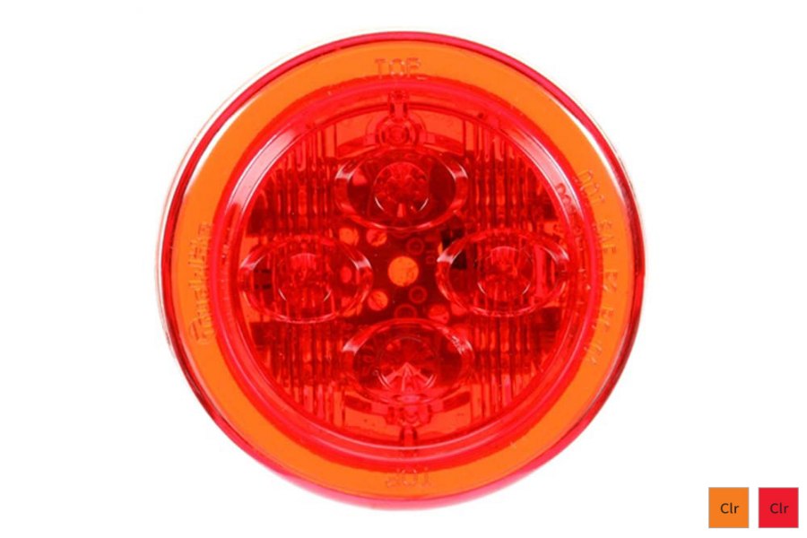 Picture of Truck-Lite Round 10 Series Low Profile 8 Diode Marker Clearance Light Kit w/
Mounting Option