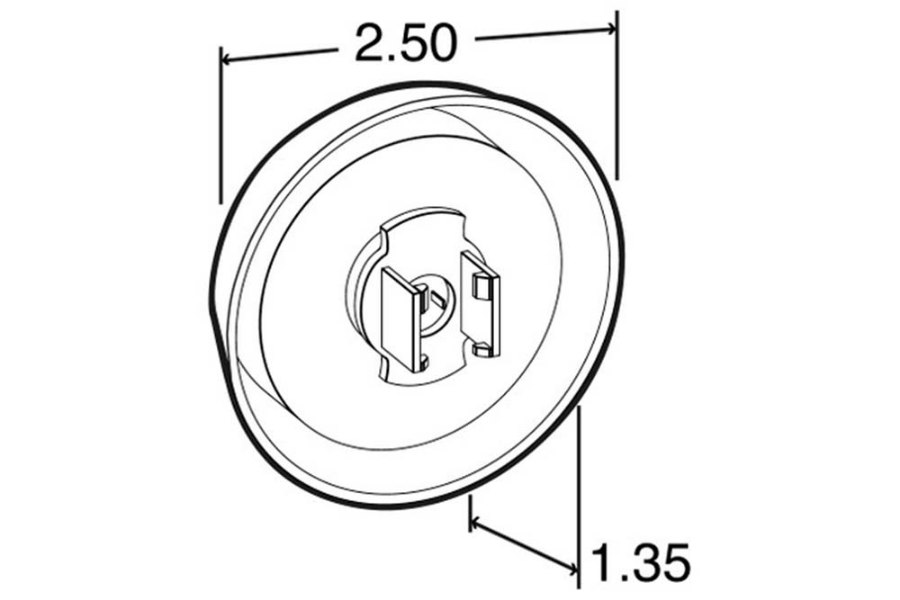 Picture of Truck-Lite Round 10 Series Low Profile 8 Diode Marker Clearance Light Kit w/
Mounting Option