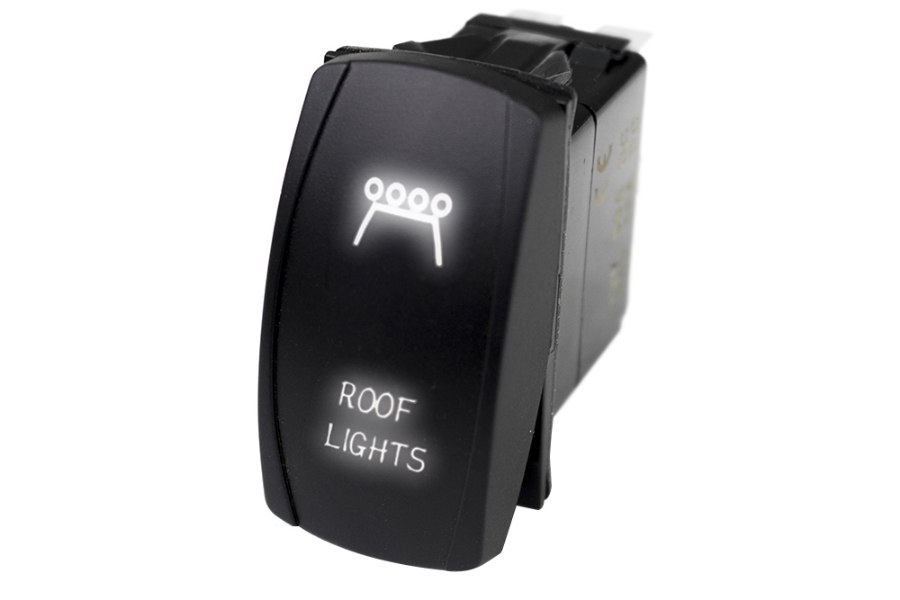 Picture of Race Sport LED Rocker Switch w/ White LED Radiance (Roof Lights)