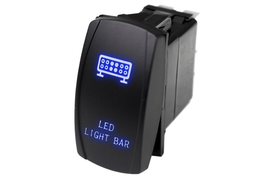 Picture of Race Sport LED Rocker Switch w/ Blue LED Radiance (LED Light Bar)