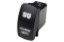 Picture of Race Sport LED Rocker Switch w/ White LED Radiance (LED Work Lights)