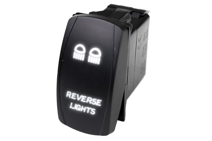 Picture of Race Sport LED Rocker Switch w/ White LED Radiance (Reverse Lights)