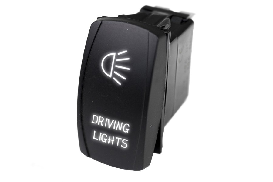 Picture of Race Sport LED Rocker Switch w/ White LED Radiance (Driving Lights)