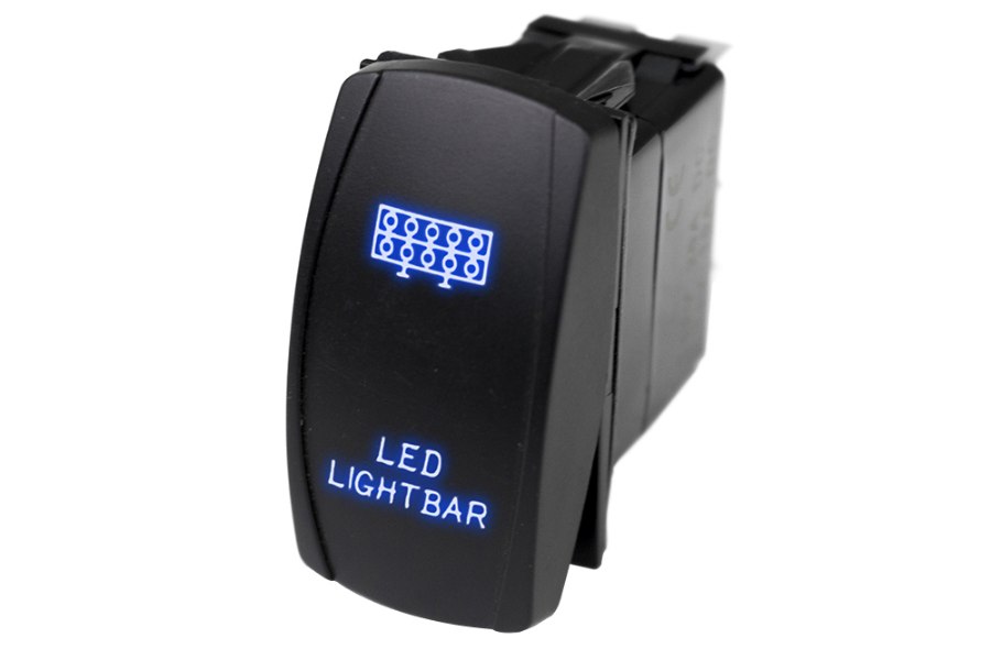 Picture of Race Sport LED Rocker Switch w/ Blue LED Radiance (LED Light Bar)