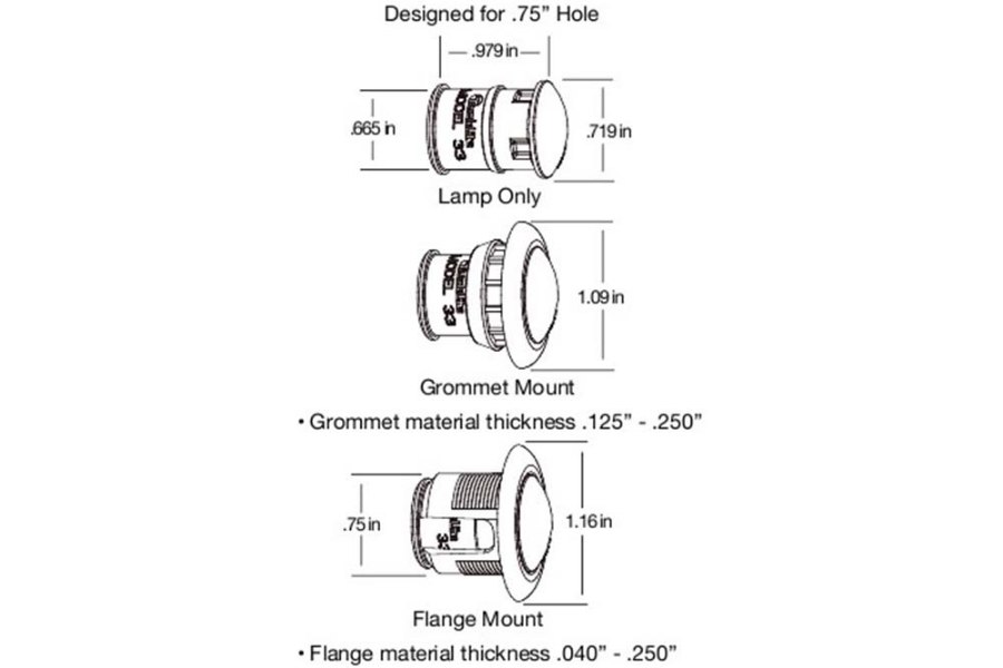 Picture of Truck-Lite Round 33 Series 1 Diode Marker Clearance Light