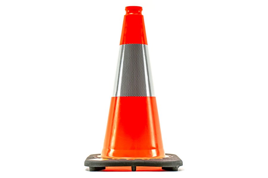 Picture of SafeAll MUTCD Orange Reflective Traffic Cone