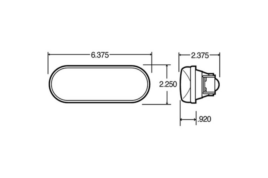 Picture of Truck-Lite 6" Oval Back-Up Light - 60 Series