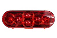 Picture of Maxxima 6" Oval Red Stop / Tail / Turn Light w/ 6 LEDs