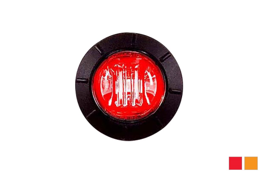 Picture of Maxxima 3/4" Round LED Marker Light w/ Grommet, 24 Volt