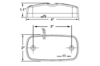 Picture of Truck-Lite 16 Diode Blunt Cut Hardwired Marker Clearance Light