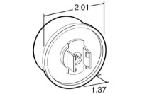 Picture of Truck-Lite Round 2" 2 Diode Clearance and Marker Light w/ Mounting Option