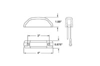 Picture of Truck-Lite 2 Diode Marker Clearance Ring Terminal/Stripped End Light