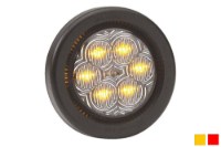 Picture of Maxxima 2" Round LED Clearance Light with Clearn Lens, Grommet and Short Wire