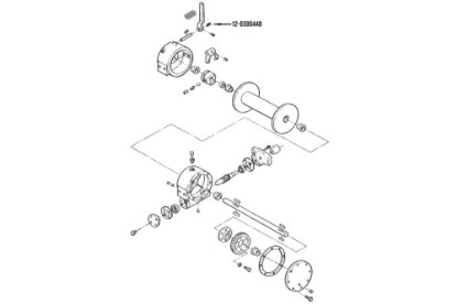 Picture of Miller Key 4 Ton Hydraulic Winch