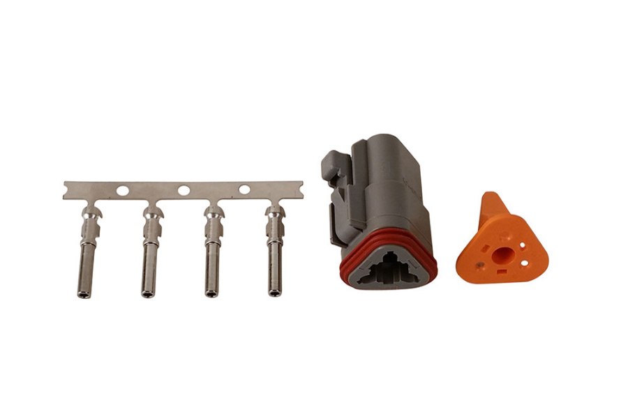 Picture of Whelen Female Weatherproof Deutsch 3 Pin Connector Kit