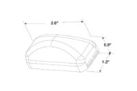 Picture of Truck-Lite Rectangular Marker Clearance Light w/ Bracket Mount