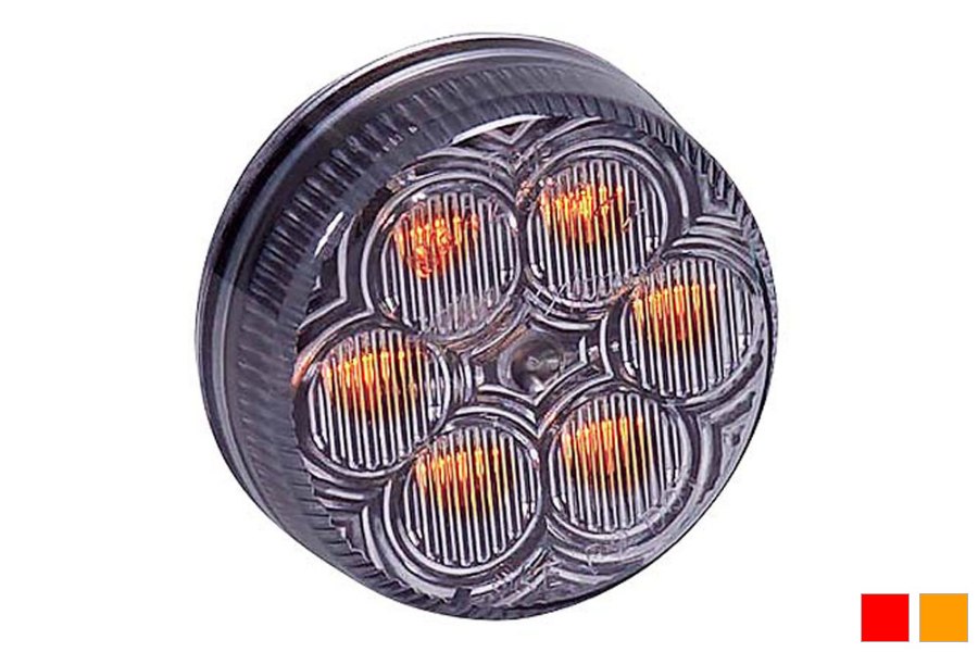 Picture of Maxxima 2" Round Clearance Marker lights w/ Clear Lens and 6 LEDs