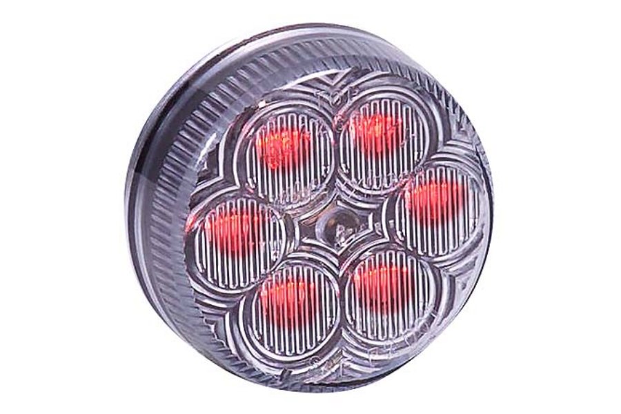 Picture of Maxxima 2" Round Clearance Marker lights w/ Clear Lens and 6 LEDs