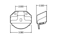 Picture of Truck-Lite 15 Series Gray Polycarbonate Bracket Mount