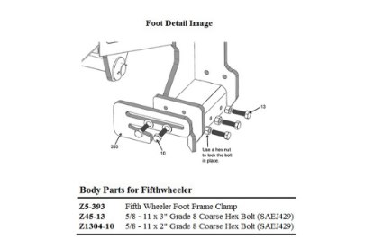 Picture of Zacklift Grade 8 Coarse Hex Bolt 5/8" x 11" x 2"