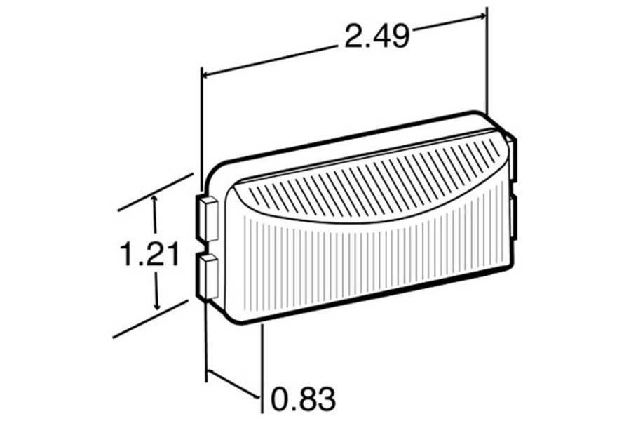 Picture of Truck-Lite Rectangular 15 Series Marker Clearance Light