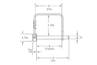 Picture of Carbon Steel 1/4" X 2" Lynch Pin