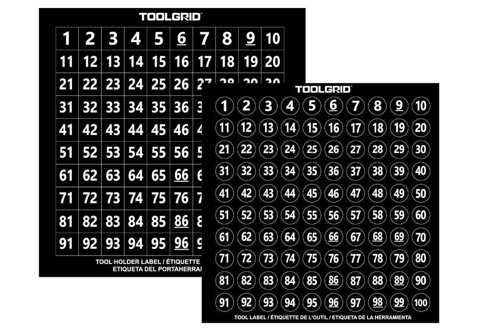 Tool/Hanger Label Set