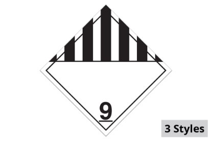 Picture of INCOM Class 9 Misc. Products, Substances, or Organisms Placard
