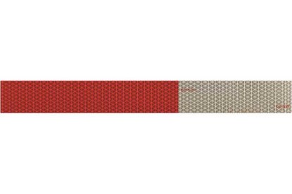 Picture of Oralite Daybright Red/White Conspicuity Tape Strip