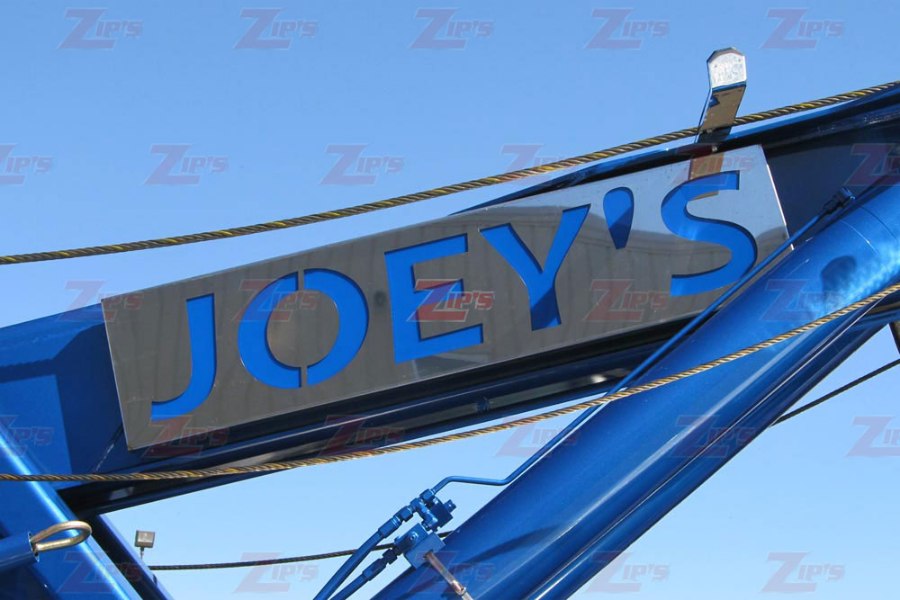 Picture of Zip's Custom Stainless Lightbox with Logo