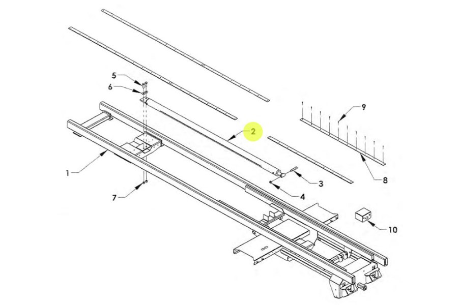 Picture of Miller Cylinder, 4 In Slideback