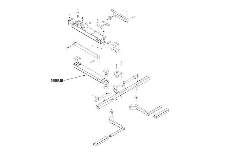 Picture of Miller Inner Stinger Weldment, Century 300 Series, Holmes 440SL, Vulcan 807, 810PT