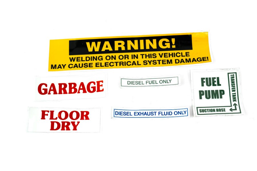 Picture of Decal Kit,Warning